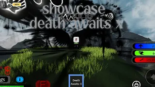 showcase death awaits:x/killstreak swords v3 remake