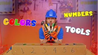 Learn Colors and Numbers | Tools for Kids Learning Fun