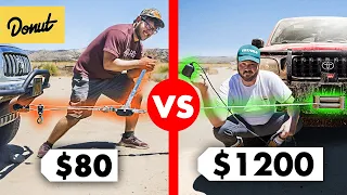 $1200 Electric Winch vs. $80 Manual Come-Along