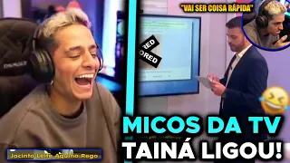 LOUD CORINGA REAGE AOS MAIORES MICOS DA TV BRASILEIRA PARTE 7 | TAINA LIGOU AO VIVO FALANDO DO DARK