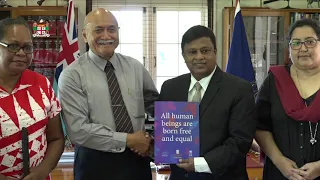 Fijian President receives the Fiji Human Rights Commission 2019 Annual Report