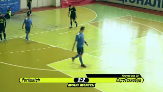 Огляд матчу | Parimatch 2 : 2 ЄвроТехноБуд | 30.01.2022 |  Parimatch Друга Ліга Futsal