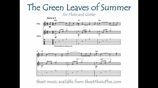 The Green Leaves of Summer (flute and guitar)