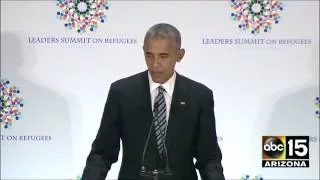 FULL: Obama at Leaders Summit on Refugees & Donald Trump rally in North Carolina