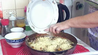 Продолжение:мясо по французски с соусом Бешамель.