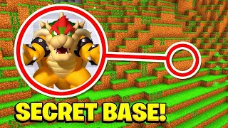 J'AI TROUVÉ LA BASE SECRÈTE DE BOWSER SUR MINECRAFT !