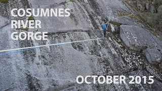 Cosumnes River Gorge Highline Gathering - October 2015