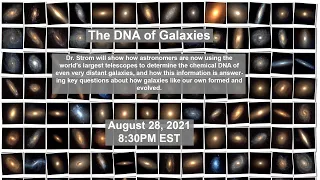 NJAA Tonight - The DNA of Galaxies