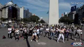 [010912] Psy Argentina Psyco Fans - Flashmob of Gangnam Style!