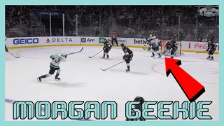 SEATTLE KRAKEN - MORGAN GEEKIE GOAL VS KINGS (3-26-22) KRAKEN VS KINGS