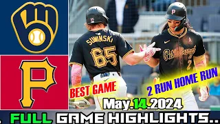 Milwaukee Brewers vs Pittsburgh Pirates (05/14/24) FULL GAME Highlights  | MLB Season 2024