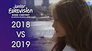 JUNIOR EUROVISION 2018 VS 2019 *REUPLOAD*