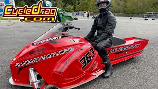 700+HP TURBO Snowmobiles Race on Asphalt!