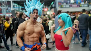 BEST NEW YORK COMIC CON 2018 | SSJ BLUE GOKU COSPLAY