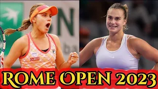 Sofia Kenin vs Aryna Sabalenka || Italian Open 2023 - Extended Highlights