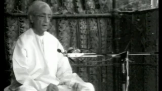 J. Krishnamurti - Madras (Chennai) 1981/82 - Public Q&A 2