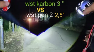 wst karbon 3"(W300) VS wst gen 2 sinar otomotif