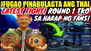 LATEST 2023 | IFUGAO PINATULOG ANG THAI BOXER SA HARAP NG FANS