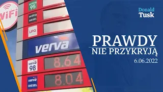 Donald Tusk:  Prawdy nie przykryją , komentarz, 6.06.2022