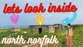 Exploring Abandoned Buildings Pill Boxes War Bunkers ??? Let’s Look Inside North Norfolk Coast UK