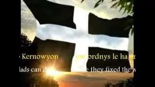 Anthem of Cornwall, Trelawny, in Cornish KW / ENG