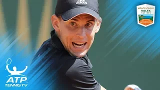 Best Shots and Rallies from Brilliant Thiem v Djokovic Match | Rolex Monte-Carlo Masters 2018