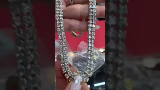 20 carat diamond necklace on platinum 900!!!