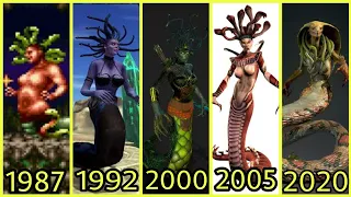 Evolution of Medusa in 22 different games[1987 - 2020]