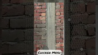 Why we Provide Chicken Mesh in Wall | Reason of Cracks in Walls | chicken mesh installation