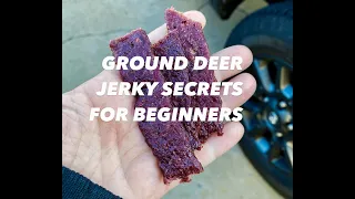 Ground Deer Jerky Secrets For Beginners