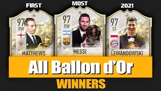 🎉ALL BALLON D’OR WINNERS (1956-2021) FT. MESSI, LEWANDOWSKI💥