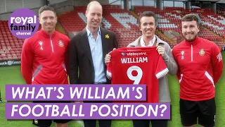 Prince William Poses as Wrexham AFC's New Number Nine