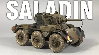 SALADIN MK.2, Dragon 1/35, Painting and Weathering