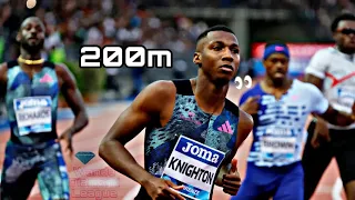 (200m) Florence Diamond League 2023 - Men's 200m (Knighton, Richards, Brown, Tortu, Fahnbulleh)