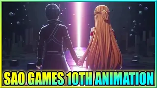 Sword Art Online Games 10th Anniversary Special Animation