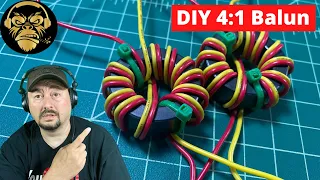 DIY 4:1 Balun Build for Ham Radio Antennas - TheSmokinApe