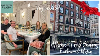 Fortnum & Mason Afternoon Tea, Christmas Decorations & Food Hall | Vlogmas 2021