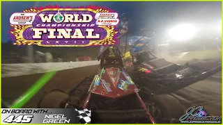 BriSCA F1 2021 world final on board #445 odsal 11/9/21