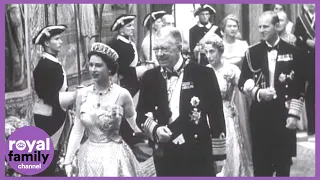 On This Day: 11 June 1956 - The Queen's State Visit to Sweden