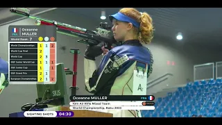 ISSF Olympic Qualification Rio De Janeiro 10m Air Rifle Mixed Team Gold medal Match 14 April 2024