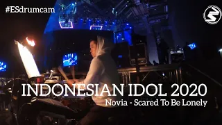 Echa Soemantri - Scared To Be Lonely - Novia | Indonesian Idol 2020 #ESdrumcam