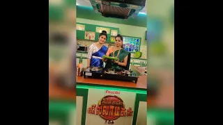 Watch this cooking show in Vasanth Tv today @12pm my first tv show💃