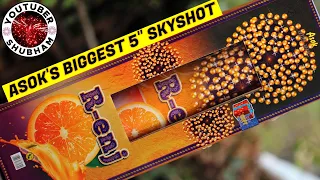 R-Enj Orange from Asok Fireworks - 5 inch Biggest Skyshot Shell Testing for Diwali 2023