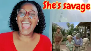 First Time Watching _ THE GOLDEN GIRLS ( Best Of Dorothy Sarcasm/ REACTION