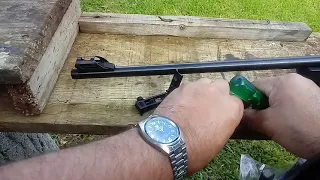 Como tirar a alça e massa de mira do rifle 👍