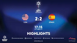 WMF World Cup 2023 I Day 1 I USA - Spain I Highlights