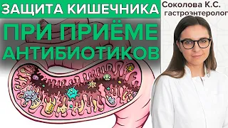 КАК ЗАЩИТИТЬ КИШЕЧНИК при приёме антибиотиков? | Защити микрофлору кишечника