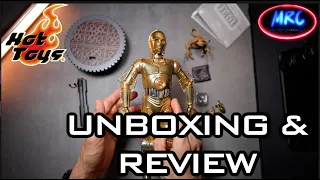 Hot Toys Star Wars C-3PO ROTJ 40th Anniversary Collection 1/6th scale | Raw Unboxing & Review