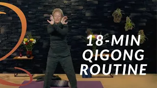 Easy 18-Minute Qigong Routine for Seniors with Karen Holden (Daily Qigong Routine)