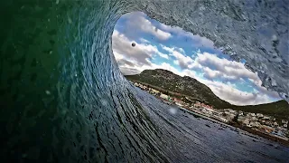 Kalk Bay Reef, Cape Town, Bodyboarding GOPRO 11 Surf, RAW FOOTAGE